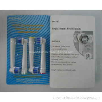 Netural Eb20-4 New Precision Clean Electric Toothbrush Heads
